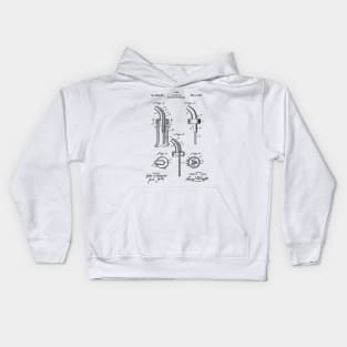 Man Cave Art - Whiskey Patent Print Kids Hoodie